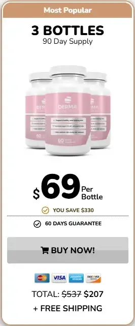 Derma Essential - 3 Bottles pricing